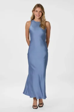 Neo Noir Celinie Heavy Sateen Dress 165621< Kjoler