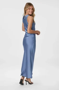 Neo Noir Celinie Heavy Sateen Dress 165621< Kjoler