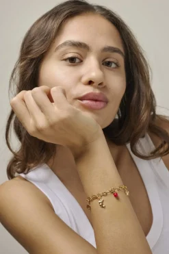 Charm, Funky Smiley C013G*Enamel Copenhagen Hot