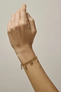 Enamel Copenhagen Charm, Golden Cross C015G< Halskæder