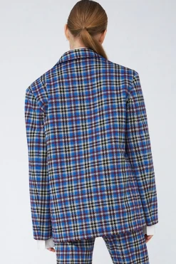 Checked Blazerck53-7193*Stella Nova Sale