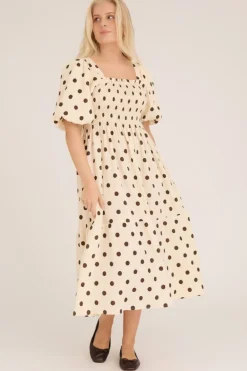 A-View Cheri Dot Dress< Kjoler