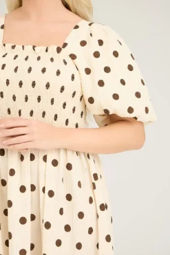 A-View Cheri Dot Dress< Kjoler