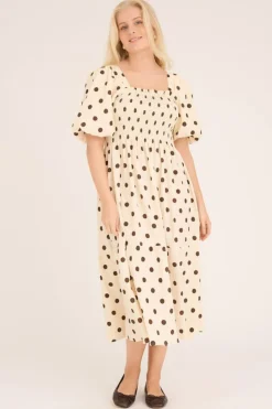 A-View Cheri Dot Dress< Kjoler