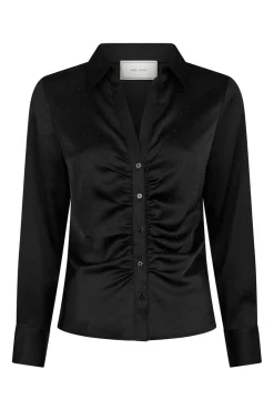 Christy Heavy Sateen Bedaz Shirt 166892*Neo Noir Discount