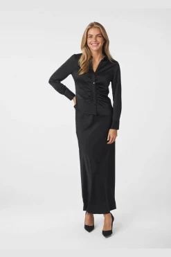 Christy Heavy Sateen Bedaz Shirt 166892*Neo Noir Discount