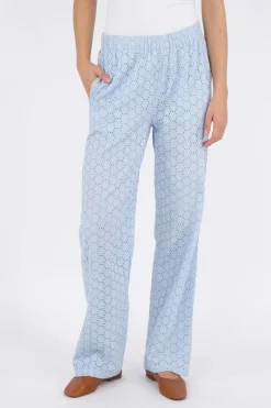 Claira Broiderie Pants*Neo Noir Outlet