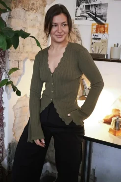 Neo Noir Clara Stitch Knit Blouse 164484< Bluser & Skjorter|Ammevenligt Tøj