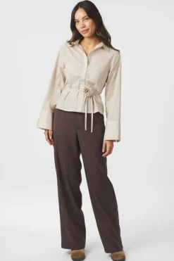 Neo Noir Clarida Rose Stripe Shirt 166504< Bluser & Skjorter|Ammevenligt Tøj