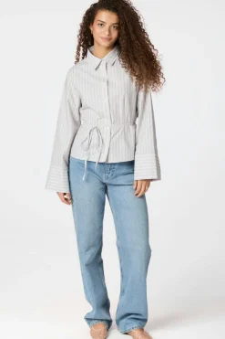 Neo Noir Clarida Stripe Shirt 164934< Bluser & Skjorter|Ammevenligt Tøj