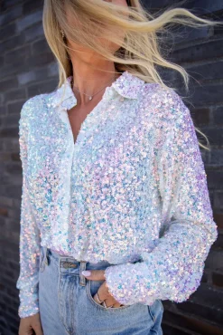 Classy Sequins Shirt*Valentin Studio Sale