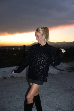 Valentin Studio Classy Sequins Shirt 163336< Bluser & Skjorter