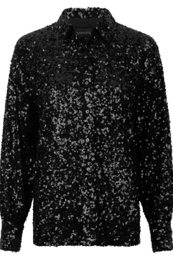 Valentin Studio Classy Sequins Shirt 163336< Bluser & Skjorter