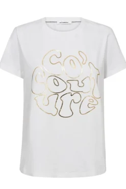 Co´Couture Co'Couturecc Foil Tee 33198< T-Shirts & Toppe