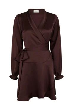 Colbie Heavy Sateen Dress 166483*Neo Noir Hot