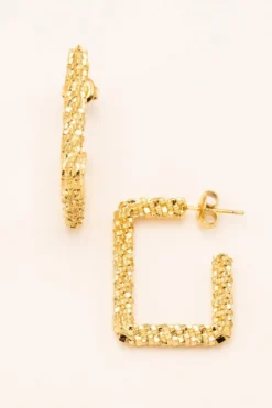 Cole Square Hoop Øreringe BM0504E0580*Mellow Moon Hot