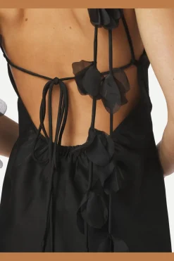 Neo Noir Colly Heavy Sateen Dress 166978< Kjoler