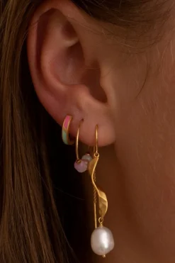 Stine A Color Crush Hoop Iceland Mix Goldenen< Øreringe
