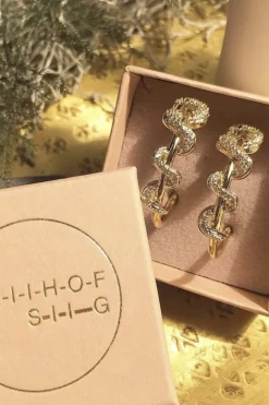 Friihof+Siig Cool Snake Øreringe (1 par)< Øreringe