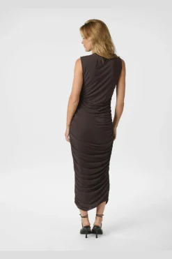 Neo Noir Corilina Solid Mesh Dress 166088< Kjoler