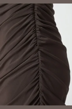 Neo Noir Corilina Solid Mesh Dress 166088< Kjoler