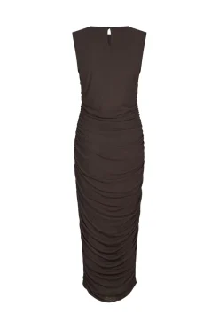 Neo Noir Corilina Solid Mesh Dress 166088< Kjoler