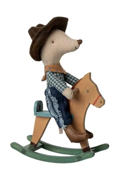 Cowboymus På Gyngehest, Lillebror*Maileg New