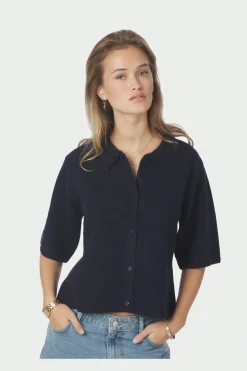 Neo Noir Cunna Knit Blouse 166251< Cardigans|Ammevenligt Tøj