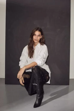 Curvey Lace Hem Pant HL10214*Haute L'Amitié Hot