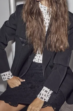 Curvey Lace Hem Pencil Skirt HL10015*Haute L'Amitié New