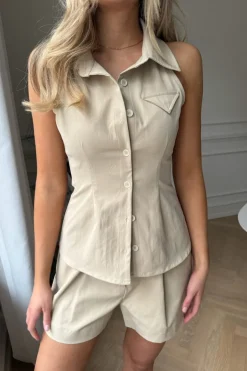 BYIC Daisyic Top A23819< Sæt 🛍️|T-Shirts & Toppe