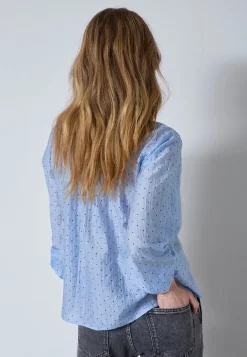 Co´Couture Dallycc Dot V-Shirt 45007< Bluser & Skjorter|Ammevenligt Tøj