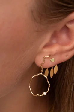 Stine A Dancing Three Leaves Behind Ear< Øreringe