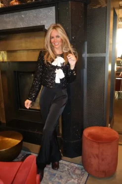 Valentin Studio Darling Bow jacket (sequins)< Overtøj & Jakker