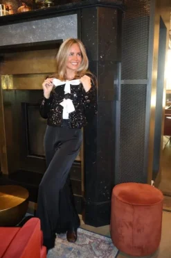 Valentin Studio Darling Bow jacket (sequins)< Overtøj & Jakker