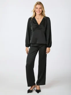 Debra Heavy Sateen Pants*Neo Noir Online