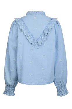 Neo Noir Degas Denim Blouse 166229< Bluser & Skjorter|Ammevenligt Tøj