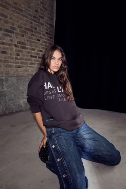 Haute L'Amitié Denize Button Jeans HL10489< Bukser, Jeans & Leggings