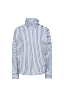 Co´Couture Devincc Asymcc Button Blouse 45019< Bluser & Skjorter