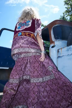 Lollys Laundry Diamondll Maxi Skirt< Nederdele