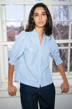 Neo Noir Diana B Stripe Stone Blouse 164327< Bluser & Skjorter|Ammevenligt Tøj