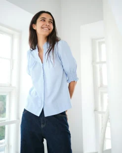 Neo Noir Diana B Stripe Stone Blouse 164327< Bluser & Skjorter|Ammevenligt Tøj