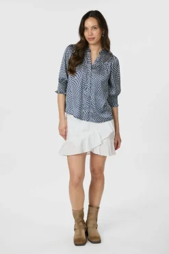 Neo Noir Diana Vibrant Dot Blouse 163423< Bluser & Skjorter|Ammevenligt Tøj