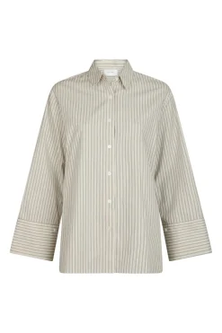 Neo Noir Dita Double Stripe Shirt 166420< Bluser & Skjorter|Ammevenligt Tøj