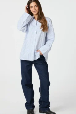 Neo Noir Dita Mini Stripe Shirt 162706< Bluser & Skjorter