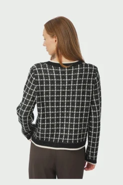 Neo Noir Doro Stitch Knit Cardigan 164513< Cardigans|Ammevenligt Tøj