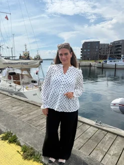 Dot Blouse 127510B*Dear Molly Hot