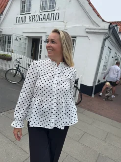 Dot Blouse 127510B*Dear Molly Hot