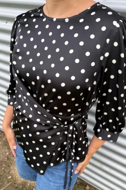 Dear Molly Dot Top 155563C< Bluser & Skjorter