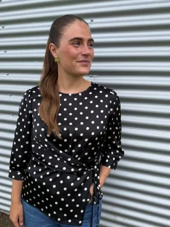 Dear Molly Dot Top 155563C< Bluser & Skjorter